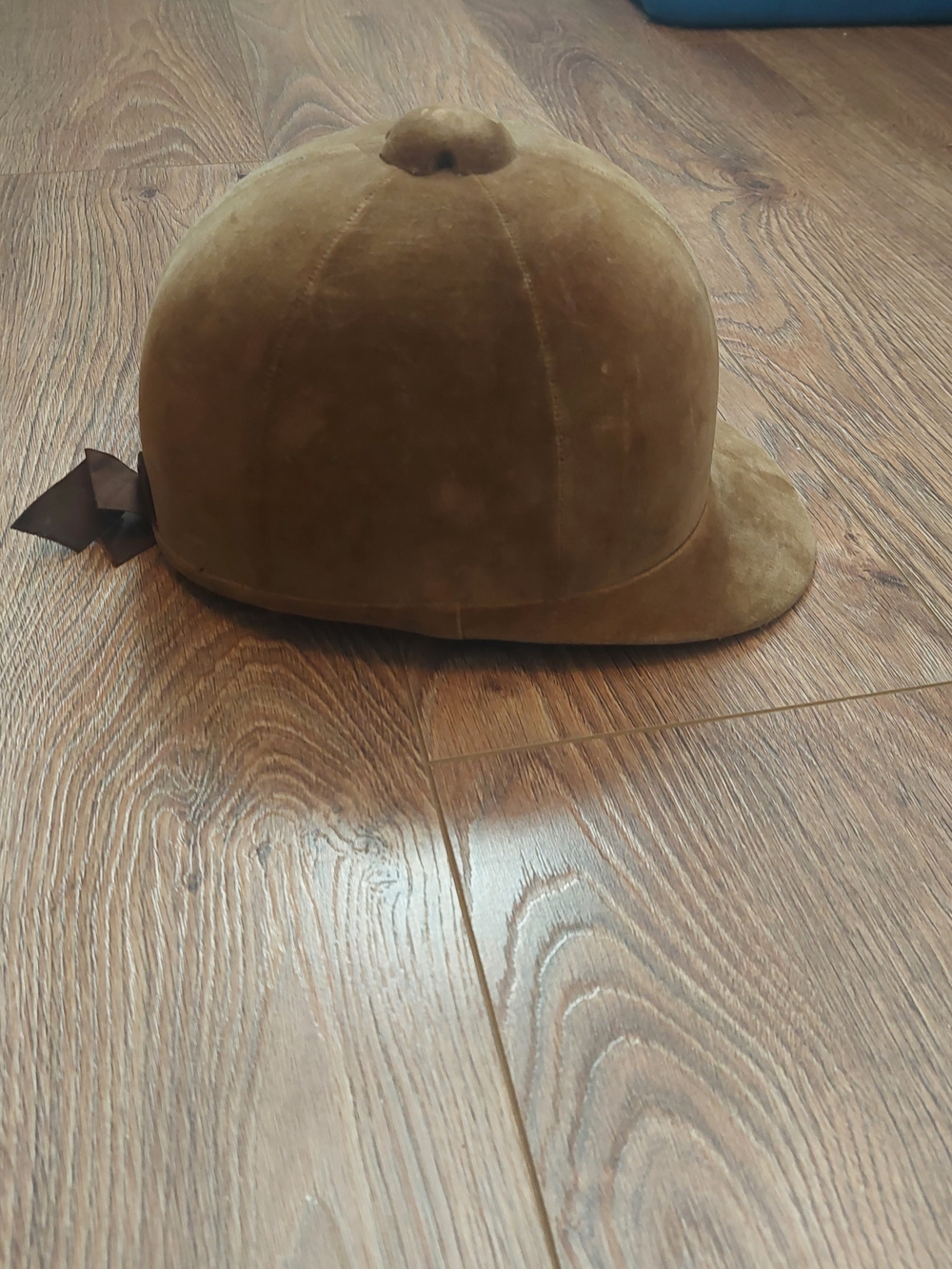 🌟Antique Vintage Men's Suede Riding Cap in Tan Brown